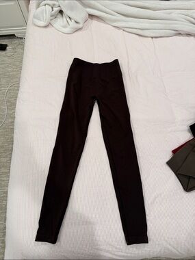 Alphalete Brown High-Rise Seamless Leggings